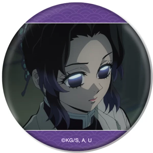 58mm anime demon slayer kimetsu no yaiba uzui tengen kanroji mitsuri cosplay costume badge pin spte tinplate brooch prop gift