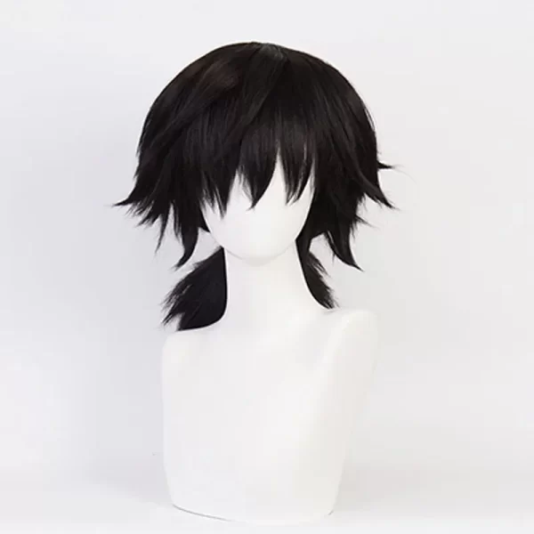anime demon slayer kimetsu geen yaiba tomioka giyuu cosplay kostuum pak uniformen kostuums pruik kind volwassen partij