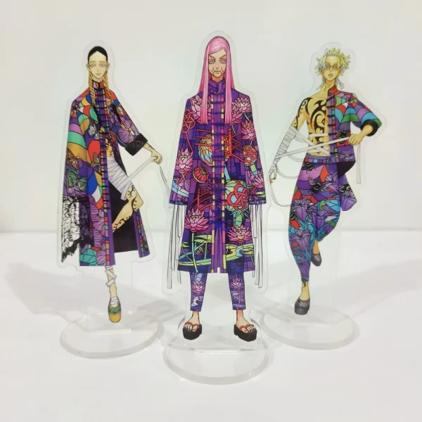 anime tokyo revengers figure cosplay acrylic stand ran rindo haitani original doujin model plate keychain neuvillette bts rings