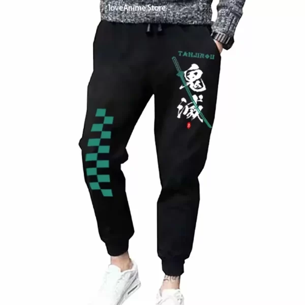 2025 japanese anime demon slayer women pants running pants joggers for men sweatpant sport jogging fitness gym fleece trousers