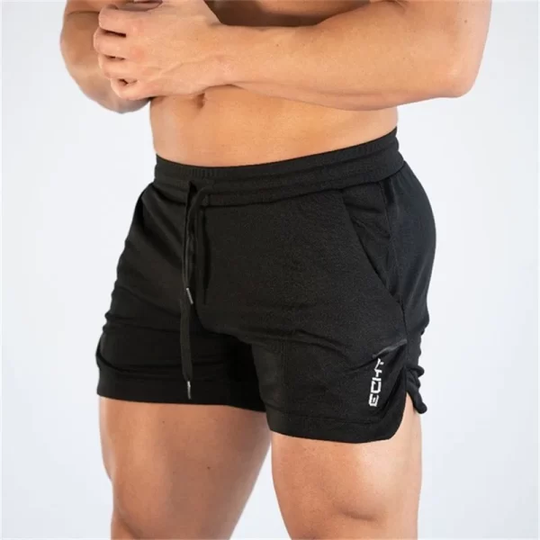 2025 new fitness sports shorts man summer gyms workout male breathable mesh shorts quick dry beach short pants men sportswear